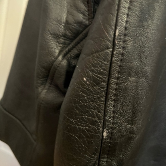 Prime Parts, SZ 46, black leather, biker jacket. - Picture 6 of 11